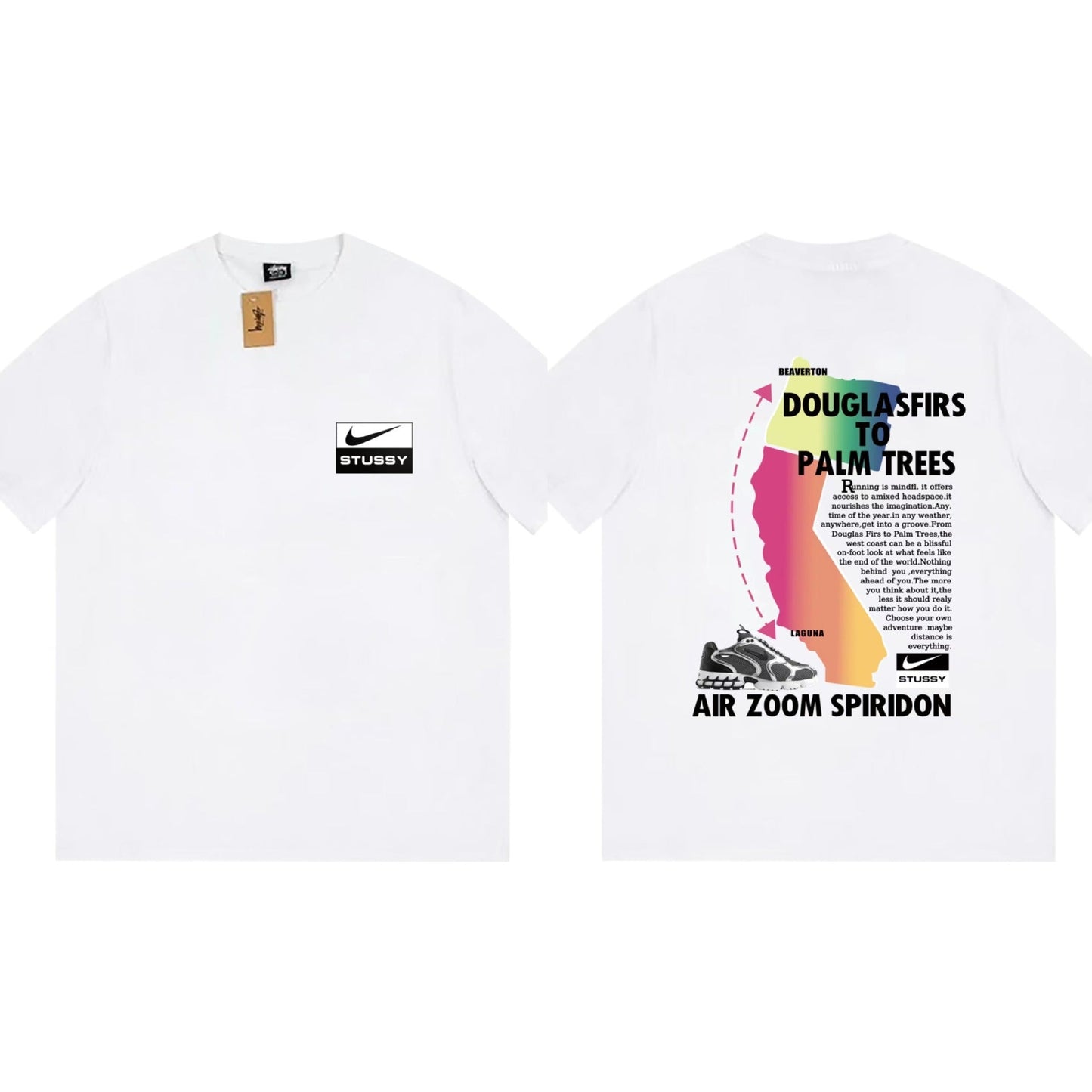 Stussy T-Shirts Loose Casual T-Shirts Same for Men and Women