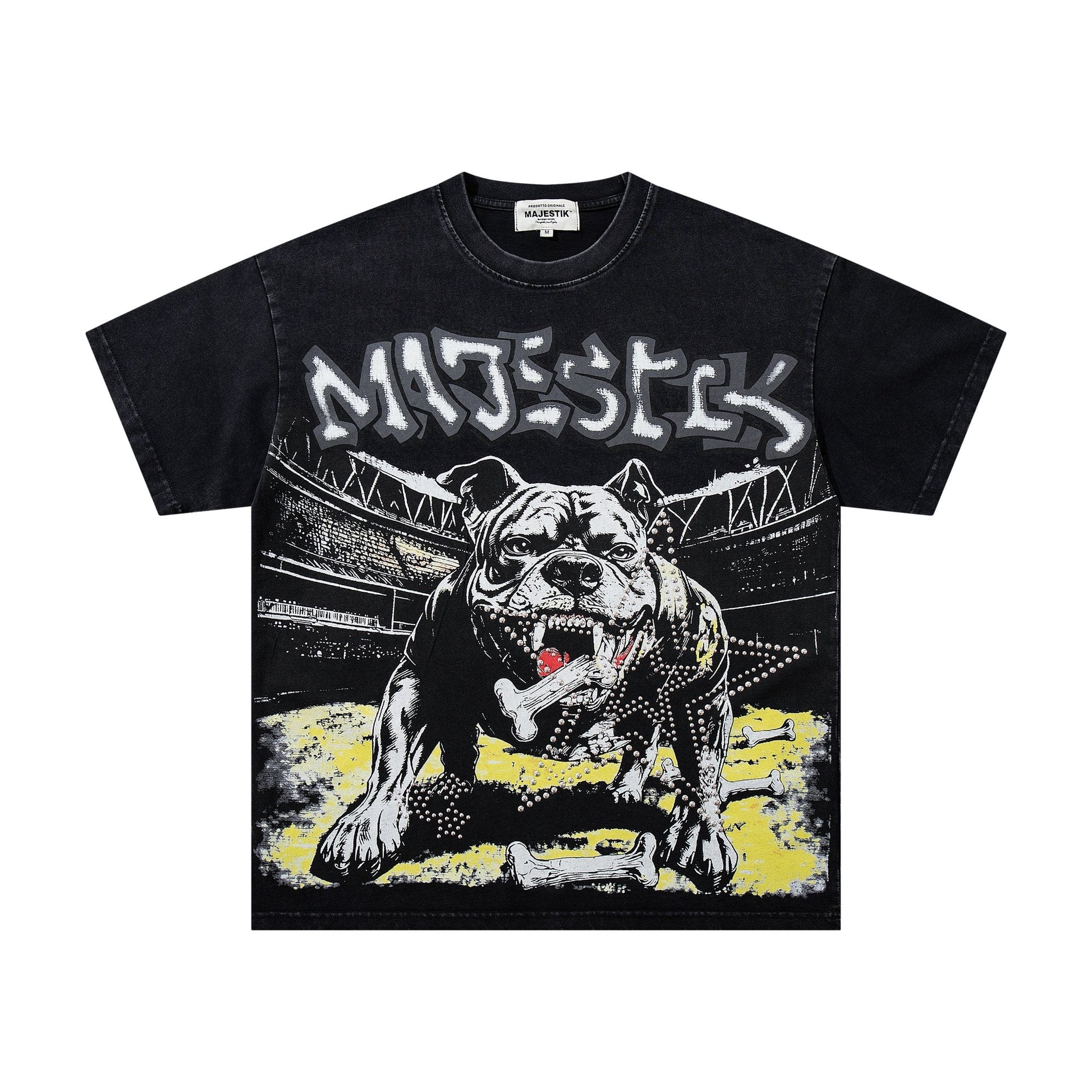 MAJESTIK Bulldog Graphic Short-Sleeve T-Shirt ¡ª hero