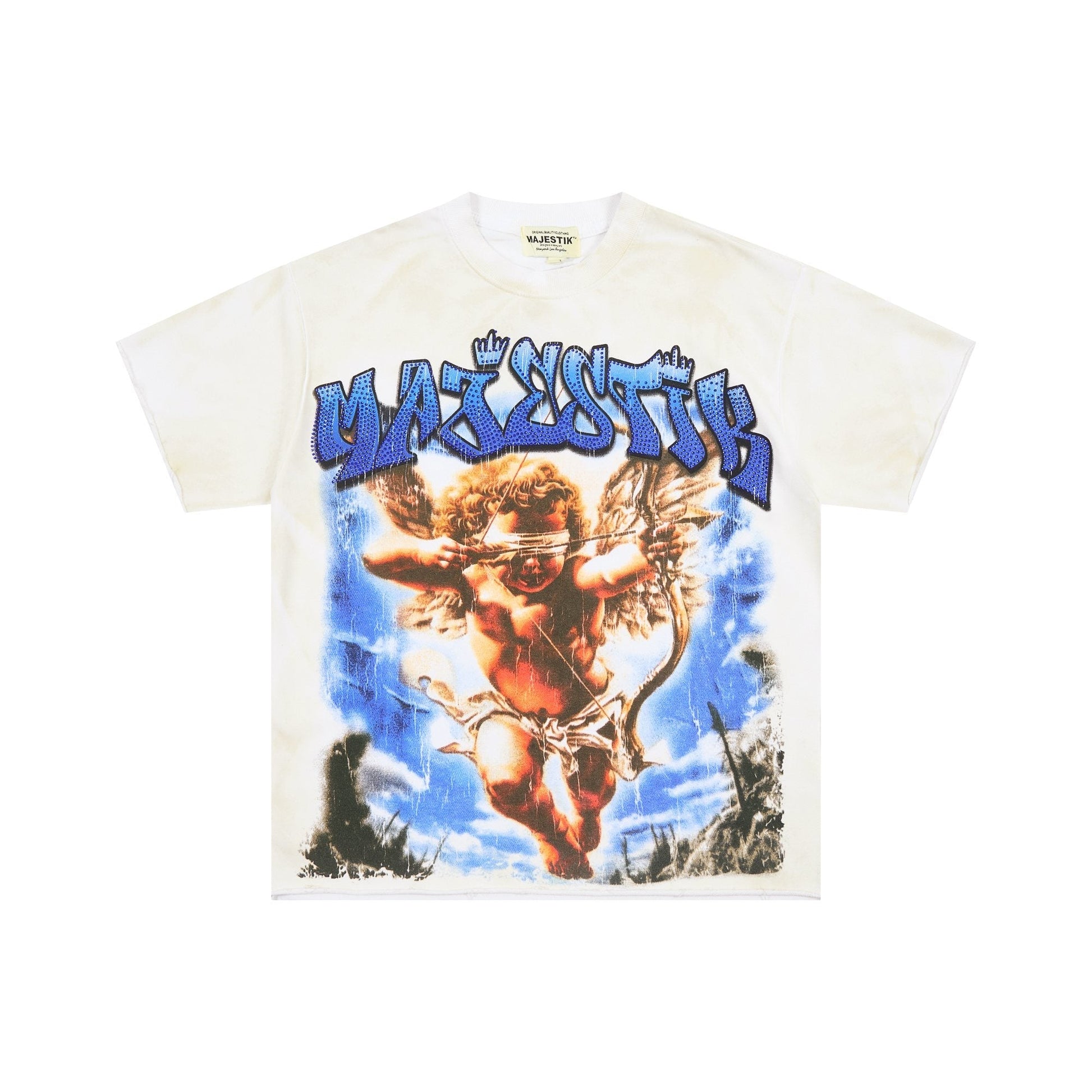 MAJESTIK Baby Angel Cherub Graphic T-Shirt ¡ª hero