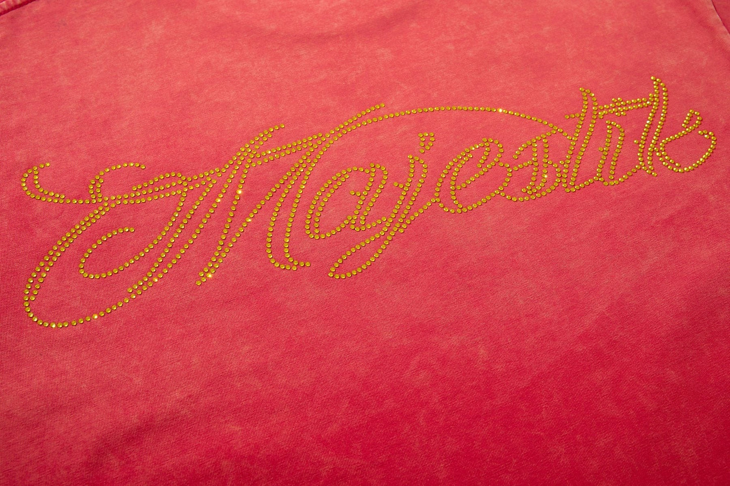 MAJESTIK Football Graphic Washed Short-Sleeve T-Shirt ¡ª detail