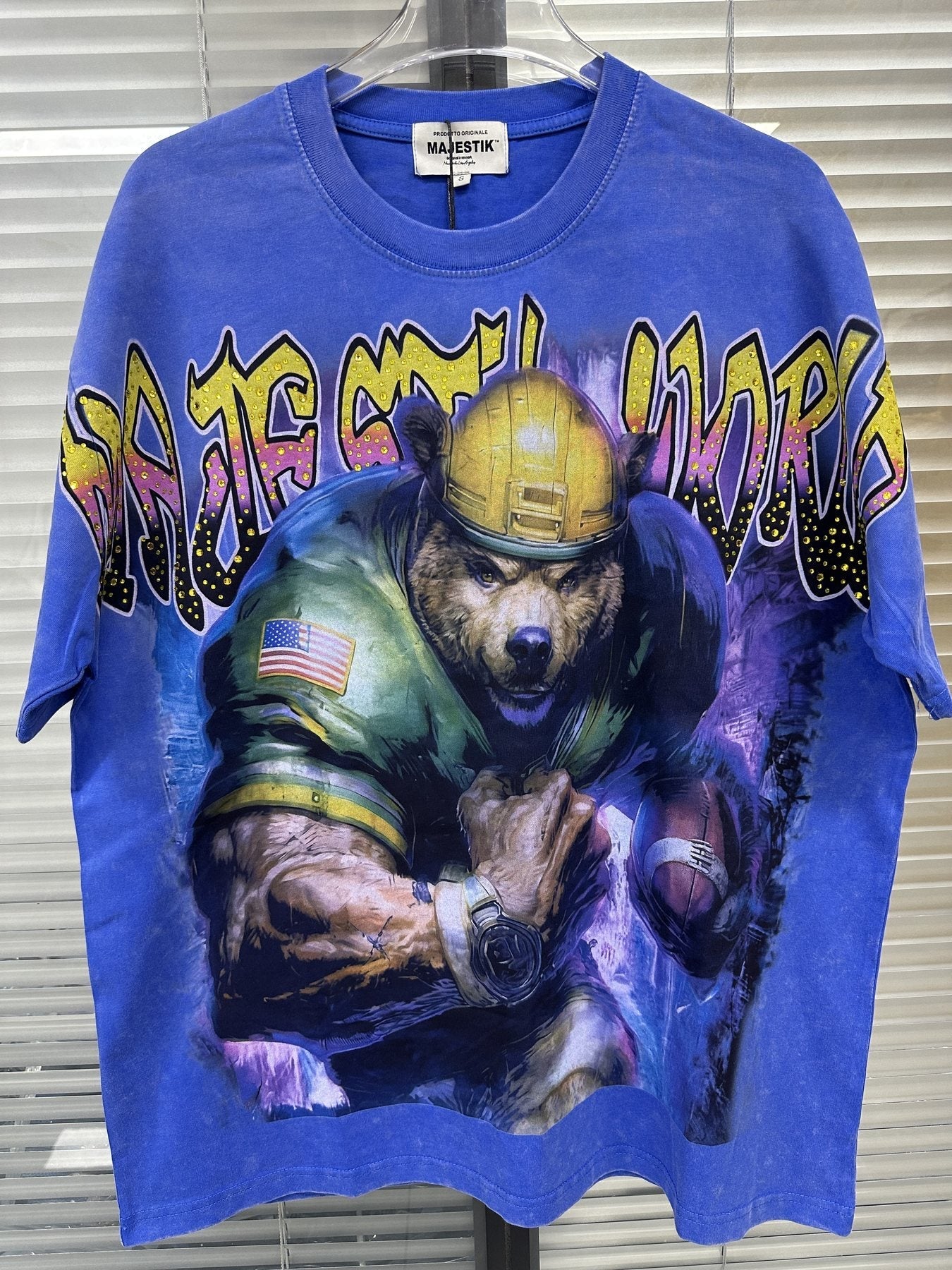 MAJESTIK Football Graphic T-Shirt ¡ª front