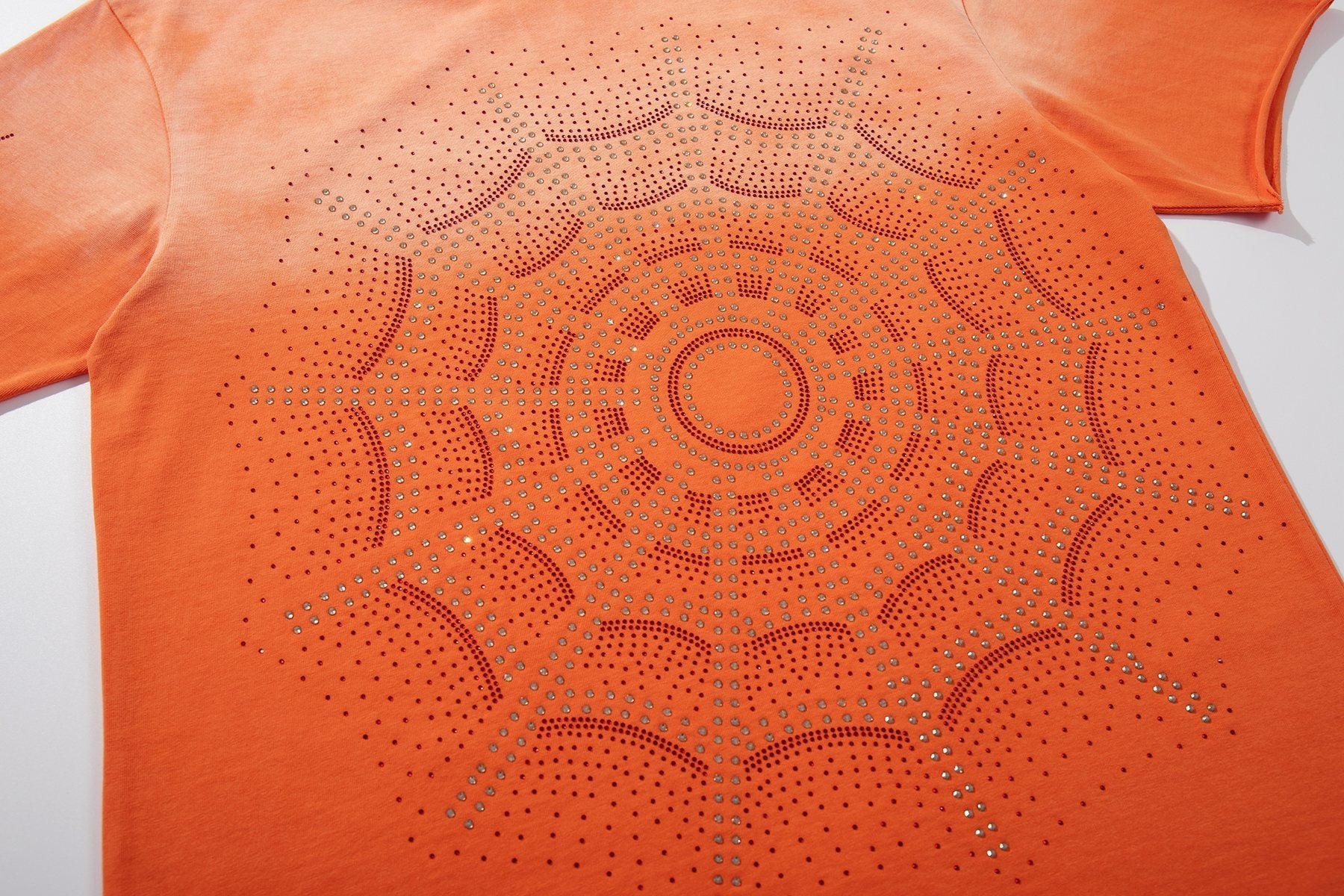 MAJESTIK Rhinestone Spiderweb Graphic T-Shirt ¡ª detail
