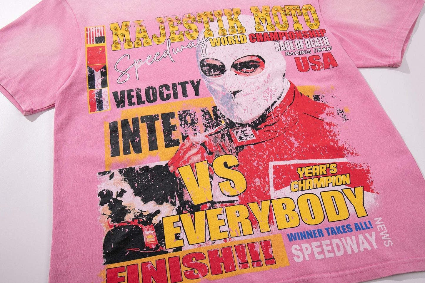 MAJESTIK Racing Moto Graphic T-Shirt ¡ª detail